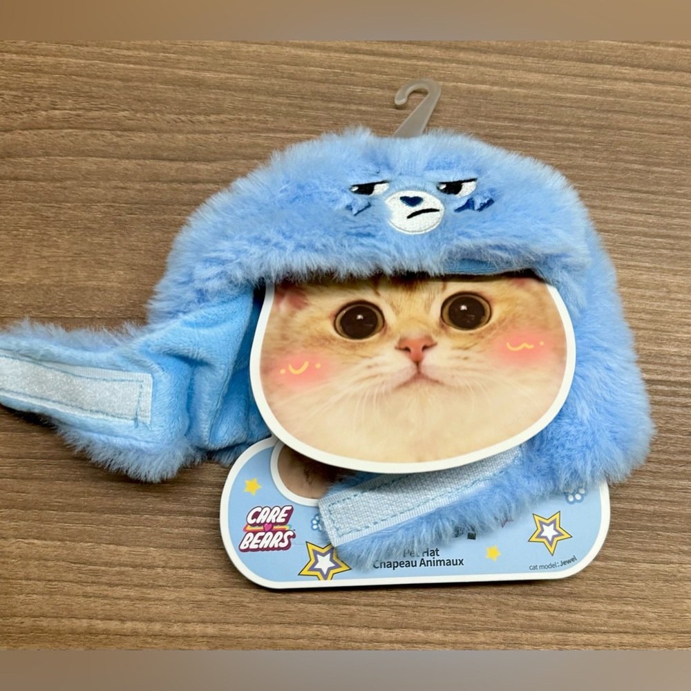 Grumpy Care Bear. Care Bears . Famous MINISO product. Cute hat for - Picture 4 of 14